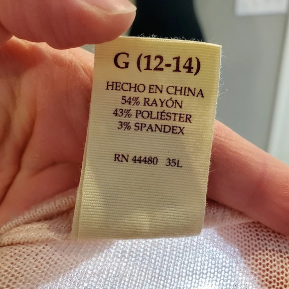 Faded Glory Women's Light Pink Tunic Sweater Size Large - Picture 6 of 9